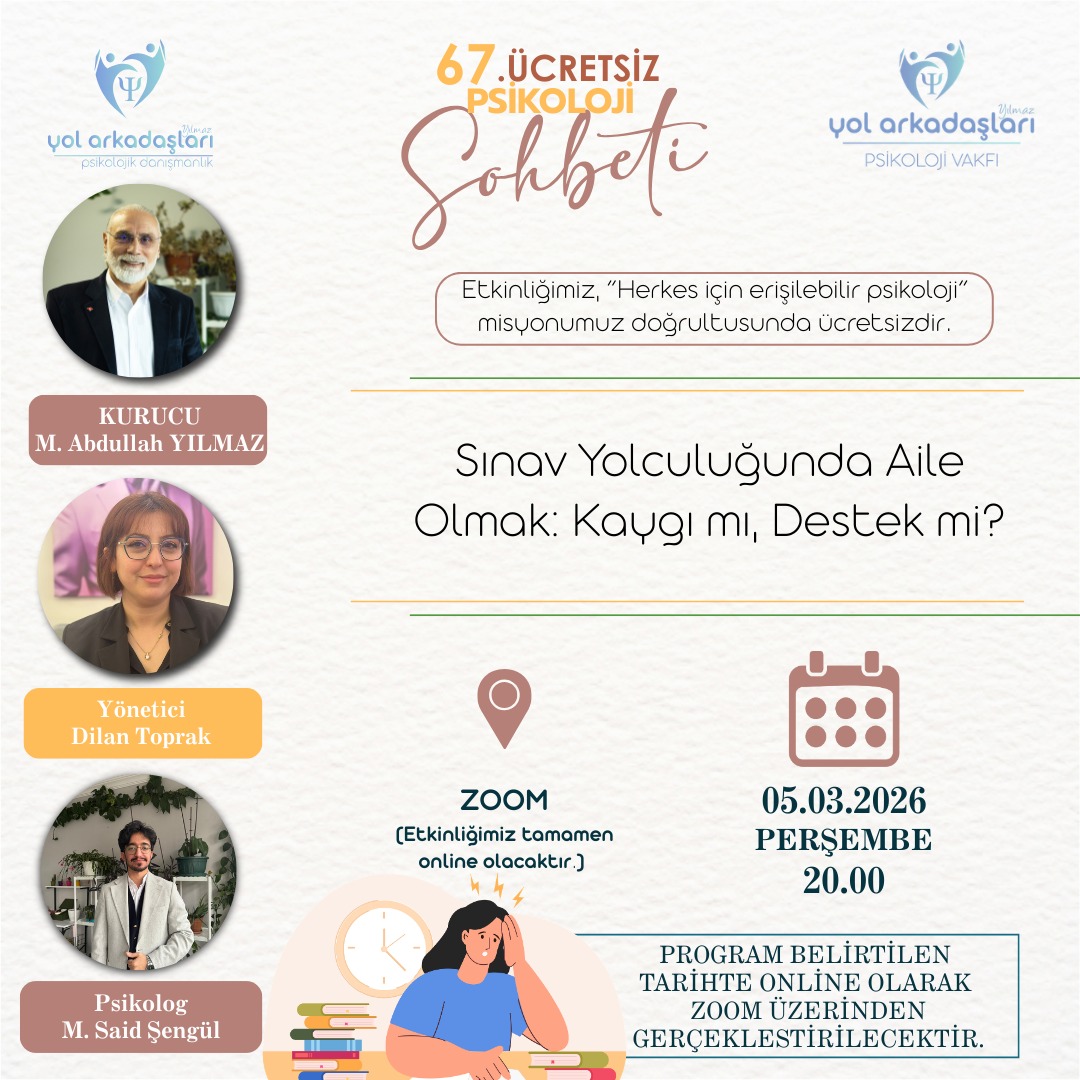 67. Ücretsiz Psikoloji Sohbeti